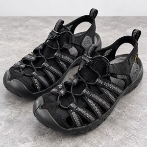 Keen Whisper Sandals Womens 8.5 Black Waterproof Athletic Outdoor 1026122